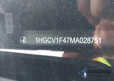 2021 Honda Accord Sport Special Edition z USA, uszkodzony, nr VIN 1HGCV1F47MA028751